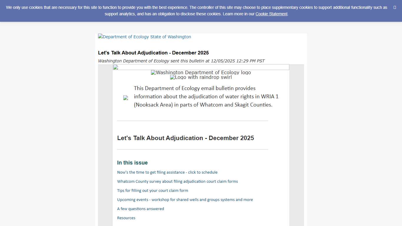 Let's Talk About Adjudication - December 2025