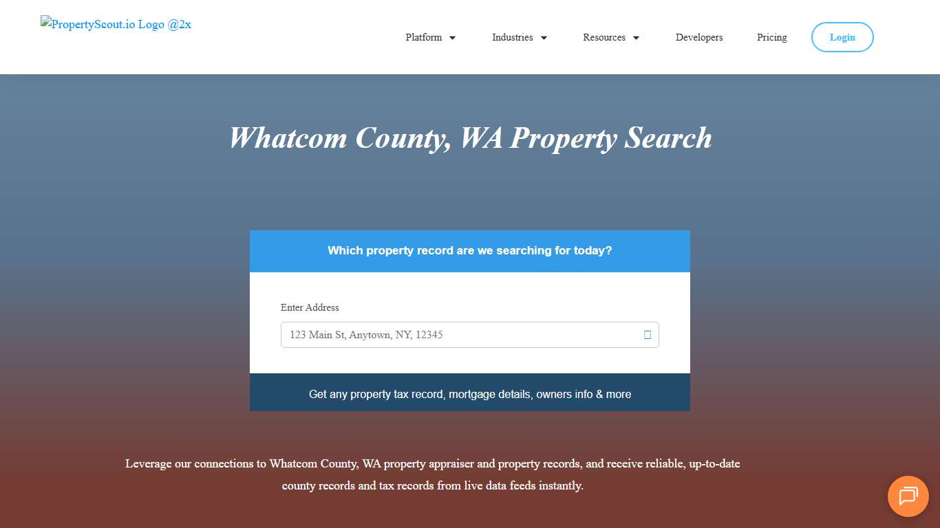 Whatcom County, WA Property Records Search - Propertyscout.io