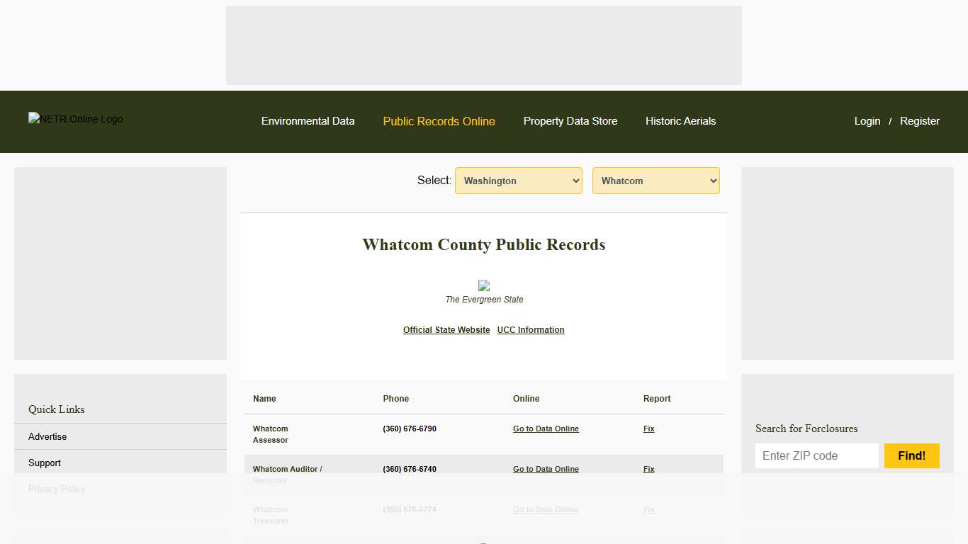 NETR Online • Whatcom • Whatcom Public Records, Search Whatcom Records, Whatcom Property Tax, Washington Property Search, Washington Assessor